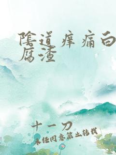 阴道痒痛白带豆腐渣