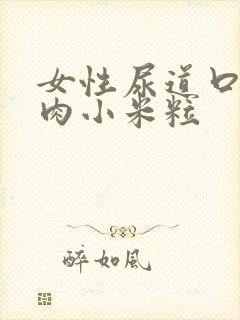 女性尿道口长了肉小米粒