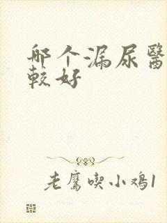 哪个漏尿医院比较好