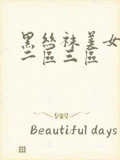 黑丝袜美女一区二区三区