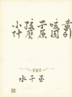 小孩子咳黄痰是什么原因引起的