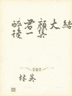 醉君颜大结局最后一集