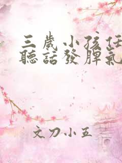 三岁小孩任性不听话发脾气如何教育