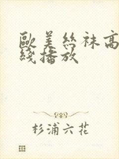 欧美丝袜高跟在线播放