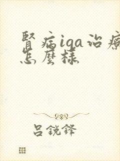 肾病iga治疗怎么样