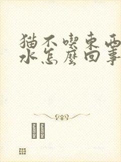 猫不吃东西吐黄水怎么回事