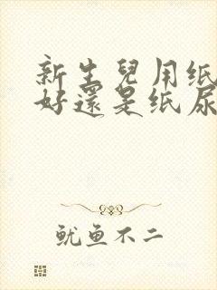 新生儿用纸尿裤好还是纸尿片好