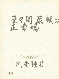 孕9周尿频减轻正常吗