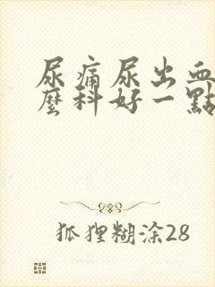 尿痛尿出血看什么科好一点