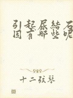 引起尿结石的原因有哪些呢