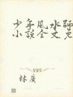 少年风水师吴峥小说全文免费阅读