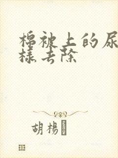 棉被上的尿渍怎样去除