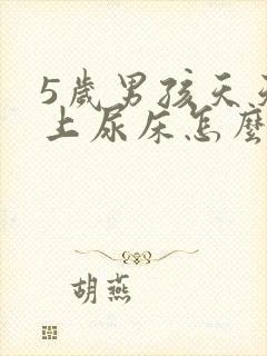 5岁男孩天天晚上尿床怎么办