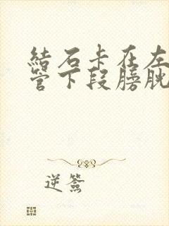 结石卡在左输尿管下段膀胱入口处