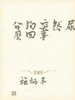 公狗突然尿血怎么回事