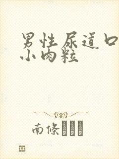 男性尿道口上长小肉粒