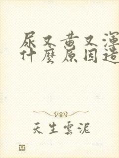 尿又黄又浑浊是什么原因造成的