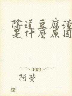 阴道豆腐渣东西是什么原因