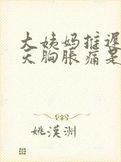 大姨妈推迟了6天胸胀痛是怎么回事