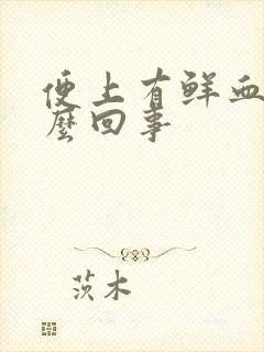 便上有鲜血是怎么回事