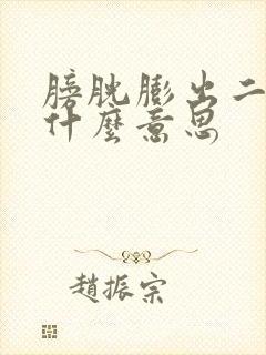 膀胱膨出二型是什么意思