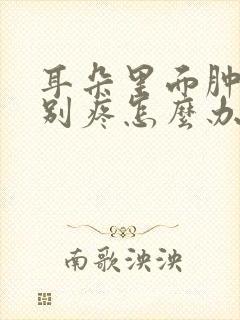 耳朵里面肿了特别疼怎么办