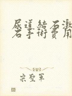 尿道结石激光碎石手术费用