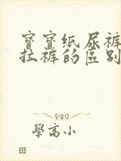 宝宝纸尿裤和拉拉裤的区别