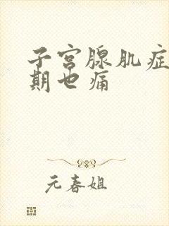 子宫腺肌症非经期也痛