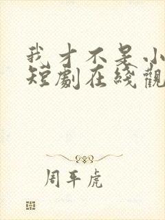 我才不是小可怜短剧在线观看