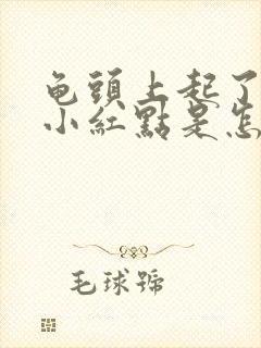 龟头上起了一个小红点是怎么回事