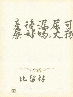 产后漏尿可以治疗好吗,大概多少钱?