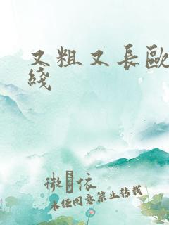 又粗又长欧美在线