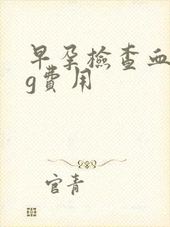 早孕检查血hcg费用