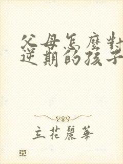 父母怎么对付叛逆期的孩子