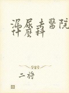 漏尿去医院检查什么科