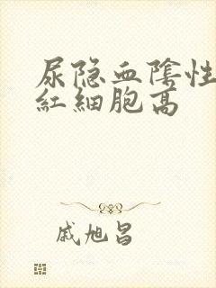 尿隐血阴性但是红细胞高