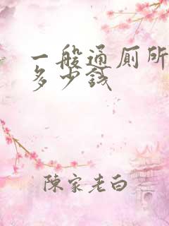 一般通厕所需要多少钱