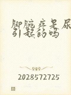 脚腕疼是尿酸高引起的吗