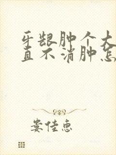 牙龈肿个大包一直不消肿怎么办