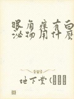 眼角痒有白色分泌物用什么眼药水