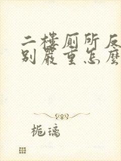 二楼厕所反味特别严重怎么办