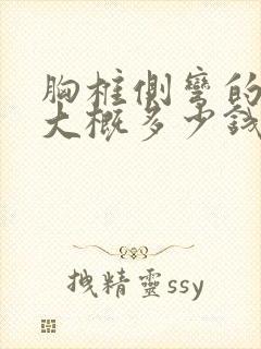 胸椎侧弯的费用大概多少钱