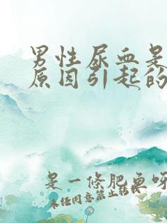 男性尿血是什么原因引起的