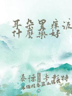 耳朵里痒流水用什么药好