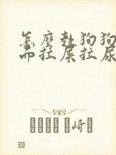 怎么教狗狗在外面拉屎拉尿