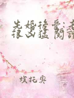 先婚后爱:老公很凶猛 阅读