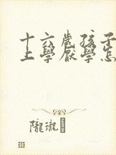 十六岁孩子不想上学厌学怎么办