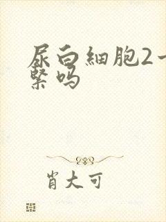 尿白细胞2十要紧吗