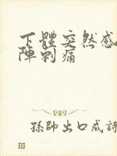 下体突然感觉一阵刺痛